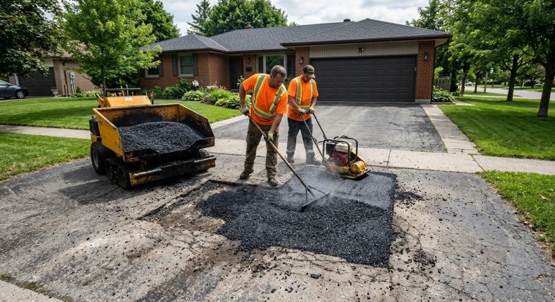 Asphalt Driveway Repair in Little Rock, AR