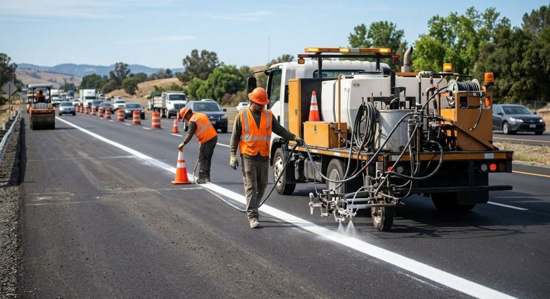 Asphalt Striping in Acworth, GA