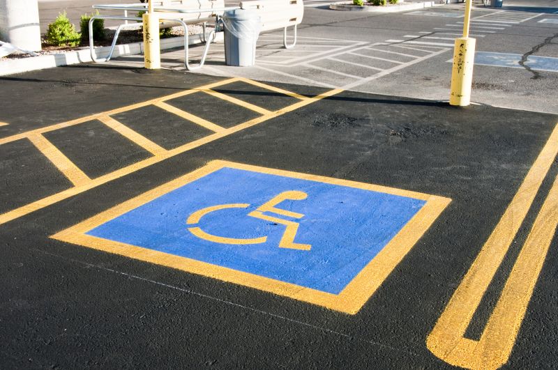 Disability Parking Marking in Orange County, CA