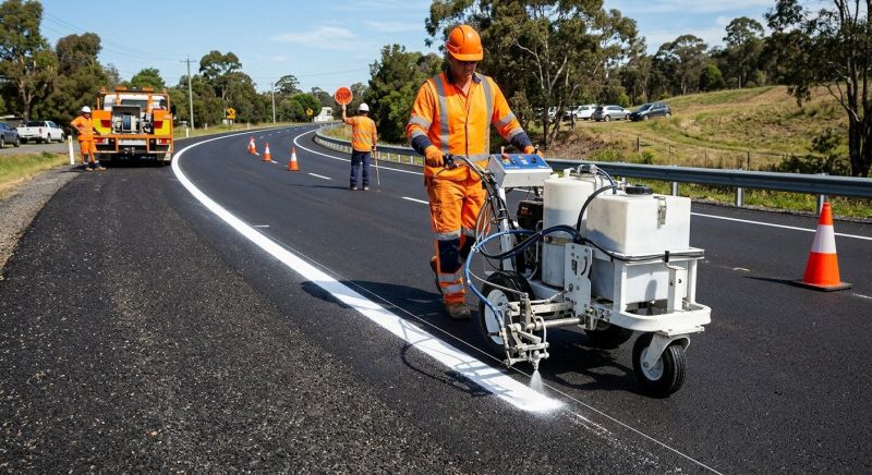 Lane Marking Service in Gwinnett County, GA