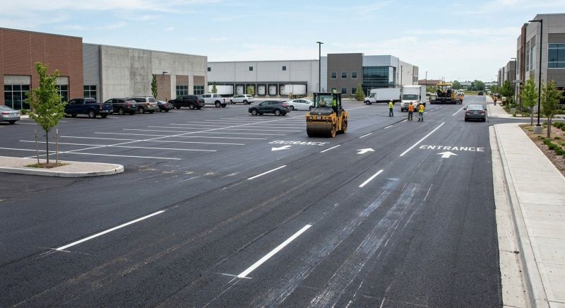 Asphalt Parking Lot Paving in Orange County, CA