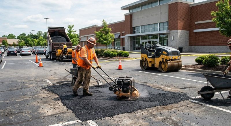 Asphalt Parking Lot Repair in Los Angeles, CA