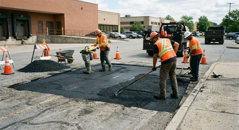 Asphalt Parking Lot Repair in Hilton Head Island, SC
