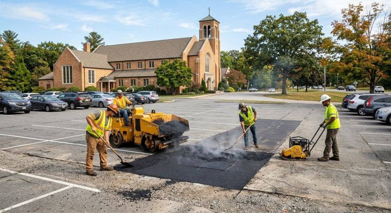 Asphalt Parking Lot Repair in San Diego, CA