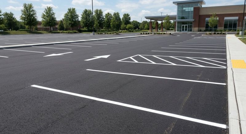 Commercial Asphalt Painting in Acworth, GA