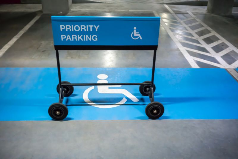 Disability Parking Marking in Palm Springs, CA
