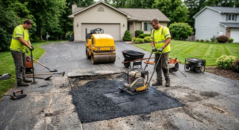 Driveway Asphalt Repair in Savannah, GA