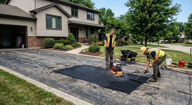 Driveway Blacktop Repair in Savannah, GA