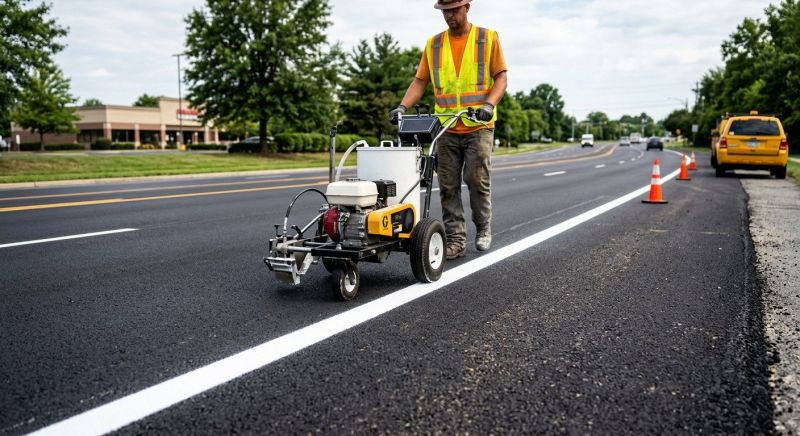 Lane Marking Service in Katy, TX