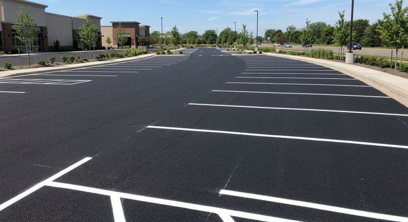 Parking Area Striping in Suwanee, GA