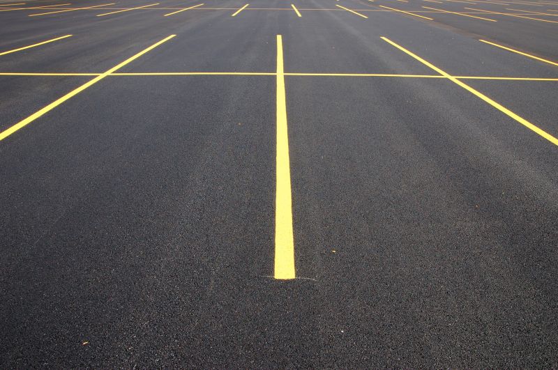 Parking Lot Line Repainting