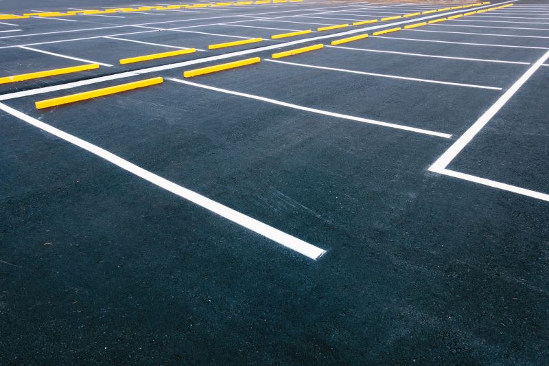 Parking Lot Line Repainting