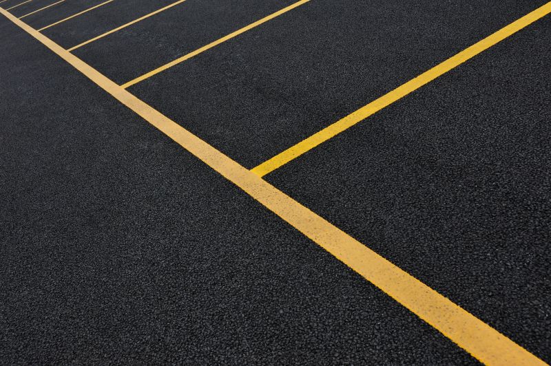 Parking Lot Line Repainting