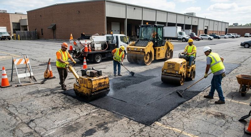 Parking Lot Repair in Conway, AR