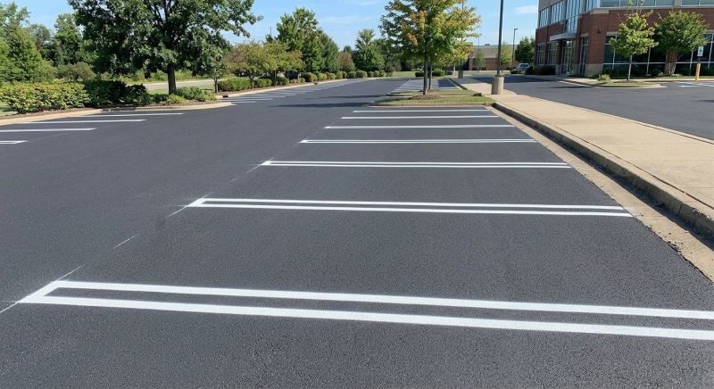 Parking Space Marking in Lawrenceville, GA