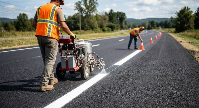 Pavement Striping Service in Lawrenceville, GA